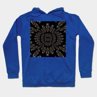 Neon Rainbow - Toroidal View Hoodie